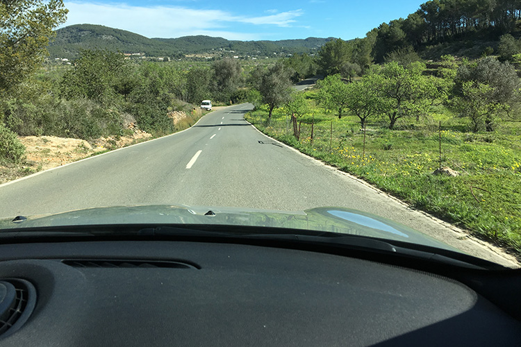 A ibiza electric car roads
