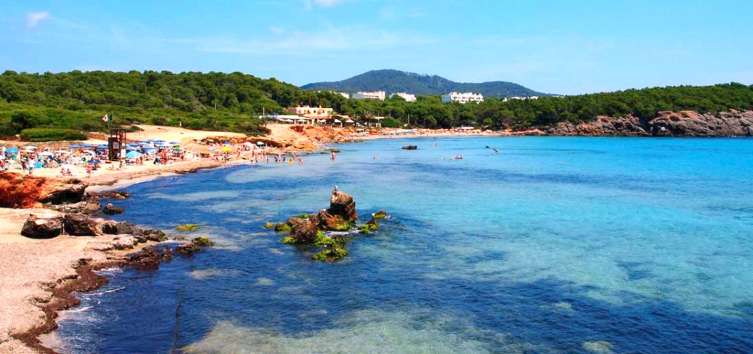 beaches in Ibiza Cala Nova