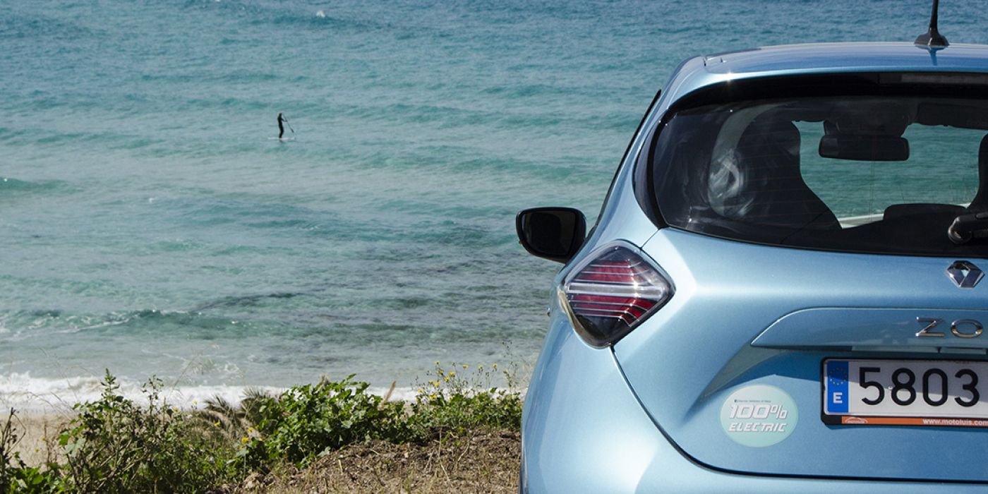 Drive around Ibiza in an electric car (and charge it at our hotel)