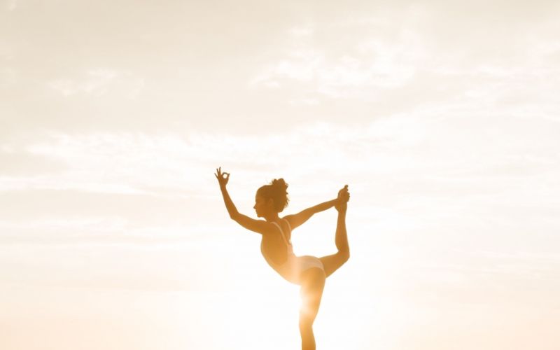 Yoga in Ibiza: Sun salutation from Hotel Anfora