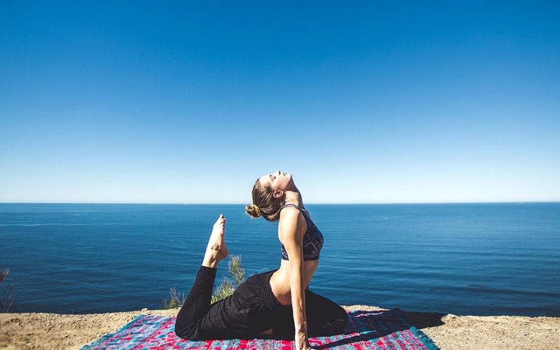 Beautiful places to practise yoga in and around Santa Eulalia
