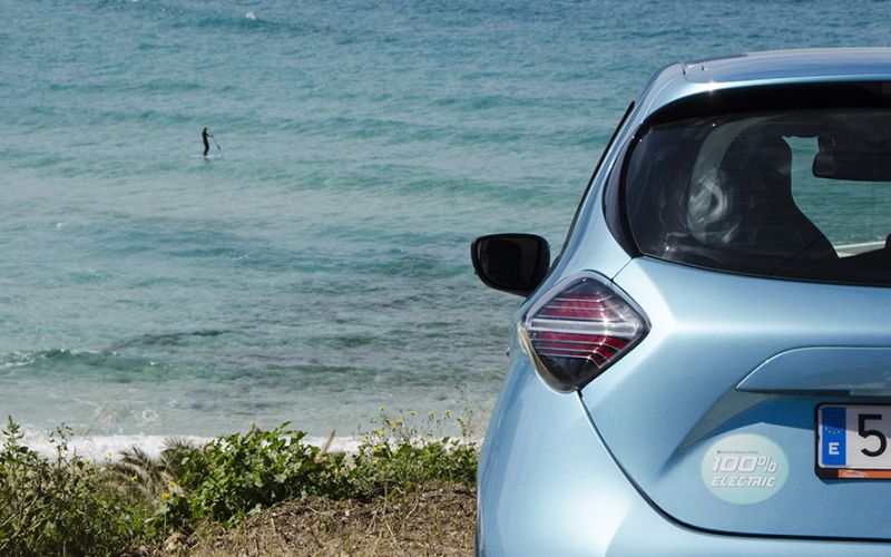 Drive around Ibiza in an electric car (and charge it at our hotel)