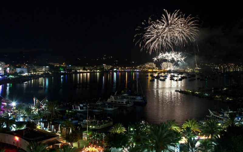 Ibiza in August is bursting with fiestas